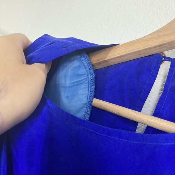 Vintage Strictly Silk Shirt Womens Medium Travel Embroidered Rome Venice St - Picture 15 of 16